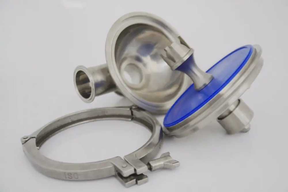 Válvulas de contrapresión automatizadas neumáticas para extremos sanitarios de la serie CPM Válvula de presión constante 
