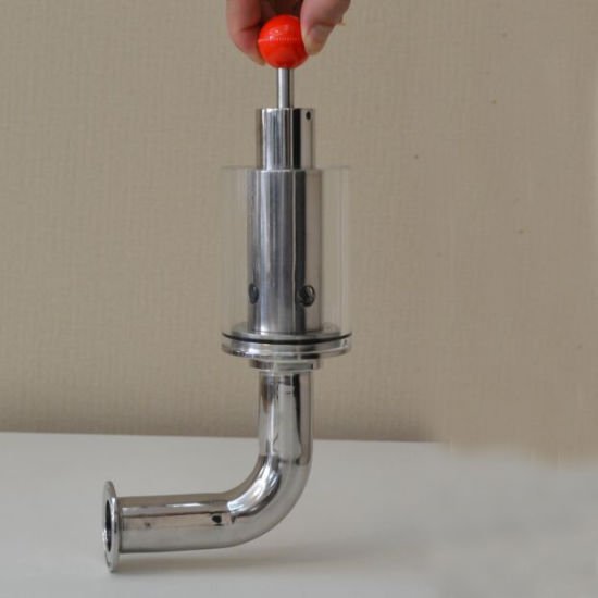Válvula de escape higiénica de acero inoxidable de alta calidad